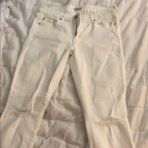 Mother white jeans